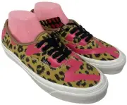Vans Shoes Women Size 10.5 Leopard Pink 44 Dx Alva Skates Sneaker NEW