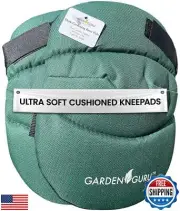 GARDEN GURU Cushioned Gardening Knee Pads with Adjustable Straps - Soft Inner