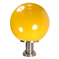 在飛比找momo購物網優惠-【彩渝】350MM PE 門柱燈(圓球 戶外球形柱頭燈 球型