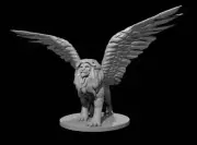 Androsphinx Mini - DND - Pathfinder - Dungeons & Dragons - RPG - Tabletop - mz42