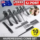 10Pcs/Set Hair Combs Salon Hairdressing Hair Style Barber Plastic Brush Comb