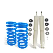 Front Raised HD Gabriel Ultra LT Shocks + Lovells Springs for Jeep Wrangler TJ