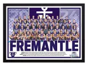 Framed 2024 Fremantle Dockers AFL Poster - 62cm x 44.5cm x 3cm
