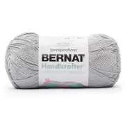 Bernat Handicrafter Cotton Yarn Solids-Soft Gray 162028-28019