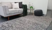 Elements Nirvana Charcoal Grey Felted Wool Rug
