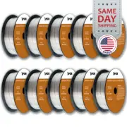 (10 x 2-Lb Spools) E71T-GS .035" Flux Core Welding Wire - Gasless Mild Steel MIG