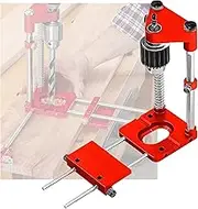 Woodworking Drill Locator, Auto-line Drill Guide Puncher Positioner Mini Bench Drill Press Machine Woodworking Punch Locator Drill Template Guide, Mini Bench Drill Press Machine with High Speed