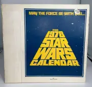 1978 STAR WARS CALENDER MAY THE FORCE BE WITH YOU NEW SEALED BALLANTINE BOOKS