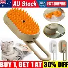 3 in 1 Cat Steam Brush Pet Grooming Dog Brush Electric Spray Massage Steamy AU