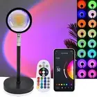 Sunset Lamp Projection with App Control 16 Colors Changing Sunset Projector N...