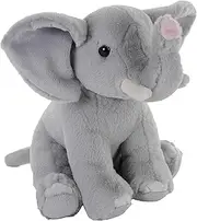 Wild Republic Earthkins Mini African Elephant, Stuffed Animal, 8 inch, Plush Toy, Eco-Friendly