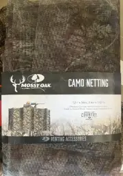 Mossy Oak Camo Netting Hunting Ground Blind Break Up Country 12’ x 56”