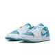 NIKE AIR JORDAN 1 LOW 男休閒鞋-白藍-553558174 US8.5 白色