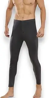 [Lucchetti Socks Milano] Men's Thermal Tights, Motorcycle Underwear, Thermal Trousers for Men, Fleece Tights for Men, Winter, Work Trousers for Men