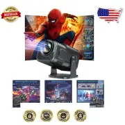 Compact Android Mini Projector 4K Full HD – Built-in Speakers & 50,000 Hrs Life