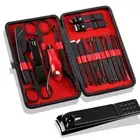 18PCS/Set Manicure Clippers Tools Grooming Pedicure Stainless Steel Nail Kit