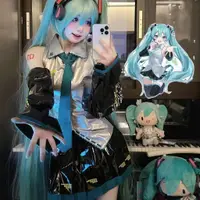 在飛比找蝦皮購物優惠-假髮 Cosplay  cos假髮 初音未來假髮 cospl