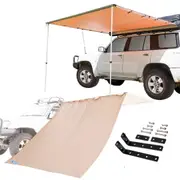 KINGS Awning 2.5 x 2.5m + Awning Mounting Brackets (Pair) + Awning Side Wall