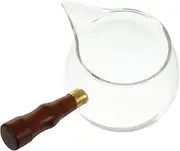 Espresso Cup Glass Chinese Gong Kung Fu Tea Pitcher Cha Hai Tea Cup Pitcher Glass Creamer Pitcher Milk Cream Tea Serving Pitcher Pour Spout for Liquor Bottles