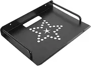 SEWACC Metal Router Bracket Wall-Mounted Projector Stand Easy Install Cable Management Round Edges Suitable for Tiles Marble Wood Glass