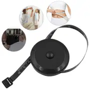 2 Pack 150cm/60" Mini Tape Meter Tailor Ruler Clothing Size Tape Measure-Black