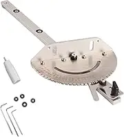 Precision Miter Gauge, Professional Aluminum High Accuracy with Multiple Angle Stops, Durable Repetitive Cut Universal Table Saw Miter Gauge for Woodworking