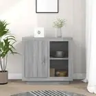 vidaXL Sideboard Grey Sonoma 80x40x75 cm BMG