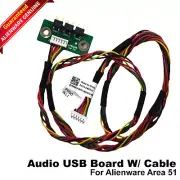 Dell Alienware X51 Area 51 Left I/O Lighting Circuit Board with Cable W691V
