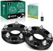 YHTAUTO 5x4.5 Hub Centric Wheel Spacers 20mm Fits G25 G35 M35 M45 EX35 350Z 370Z 240Sx 300Zx Altima, 5x114.3mm Tire Spacers w/ 12x1.25 Studs 66.1 mm Hub Bore 5 Lug 2Pcs Black Wheel Spacers