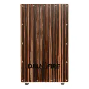 Drumfire Ebony Front Wooden Cajon
