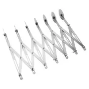 Folding Stainless Steel Pizza Roller Cutter Wheel Pastry Crimper Kitchen Tool HG