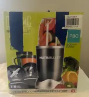 NutriBullet Piece High-Speed Electric Blender/Mixer System Black NEW Open Box