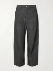 [Maria McManus] Maria McManus - Bow Organic High-rise Barrel-leg Jeans - Gray - US6 US 6 Gray