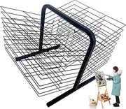 Art Drying Rack,Metal Drawing Paper Drying Rack,(20th Floor) Desktop Classroom Drying Rack,Space Saving Suitable for Classrooms Homes and Offices
