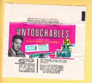 1962 LEAF UNTOUCHABLES 5 CENT WAX WRAPPER NM/MT