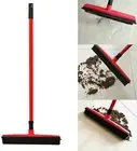 Rubber Broom for Dog Cat Pet Hair Car Windows Handle Sweeper Squeegee Floor (...