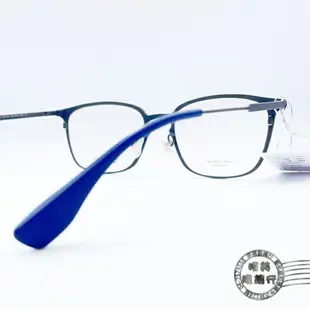◆明美鐘錶眼鏡◆Paul Frank大嘴猴/PFF7004 Col.35/文青風霧面黑框撞色藍鏡腳/鏡框