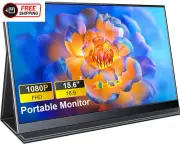 Magicraven Portable Monitor, 15.6" 1080P Laptop Monitor, Lightweight Dual USB C