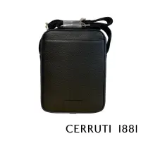 在飛比找momo購物網優惠-【Cerruti 1881】頂級義大利小牛皮斜背包側背包 C