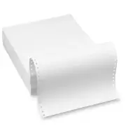 Single Ply 11.5x9" Continuous Feed Dot Matrix Printer Paper x 1 Carton