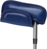 Golf Blade Putter Head Cover Ping-Type Golf Club Protector Magnetic Closure Lightweight Fit for Scotty Cameron Taylormade (Black/Dark Blue)
