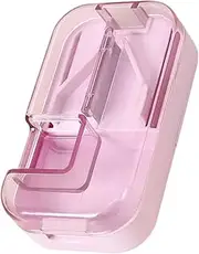 Pill Splitters for Small or Large Tablet,Dose Tablet Cutter Pill Splitter with Dispenser - Safety Guard Medicine Crusher Portable Cut Tool for Large Medication