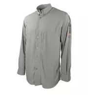 Beretta Men’s Buzzi Long Sleeve Shooting Shirt Polyester Light Gray