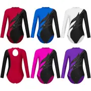Girls Kids Ballet Leotard Dance Ballerina Gymnastics Unitard Dancewear Costume