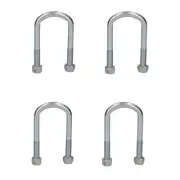4 Single Parabolic Leaf Spring High Tensile U Bolt Nuts Ifor Williams Trailers