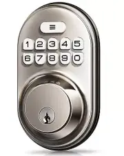 Veise Keyless Entry Door Lock, Electronic Keypad Deadbolt, Keyed Entry, Auto Loc