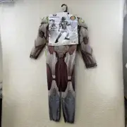 Disguise Overwatch Genji Muscle Boy's Halloween Costume Outfit Set Small (4-6)