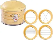 Egg Cutter - Mushroom Slicer 4 in 1,Handheld Shredder Machine Precision Dicer Heavy Duty for Salad Food Kitchen Potato Cheese Home Grape Onion
