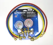 Mastercool A/C HVAC Refrigeration Manifold and 36" Quick Disconnect Charging