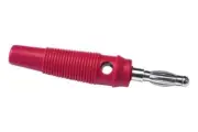 CONN, Banana PLUG, 24A, 60V, RED, Banana Test Connectors BU-32616-2
